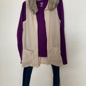 WonderNation girls 14-16 3 piece set $12.00 NWT